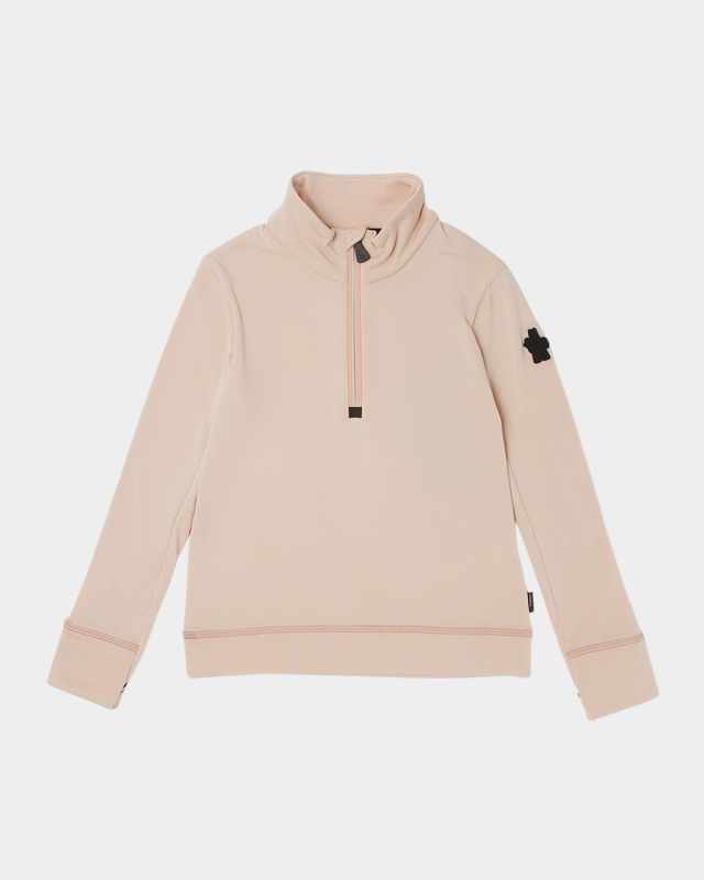 Kid's Tri-Stripe Quarter Zip, Size 8-14